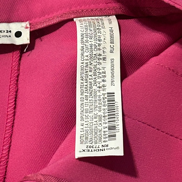 Zara Pink Wide Leg Dress Pants - Picture 6 of 11